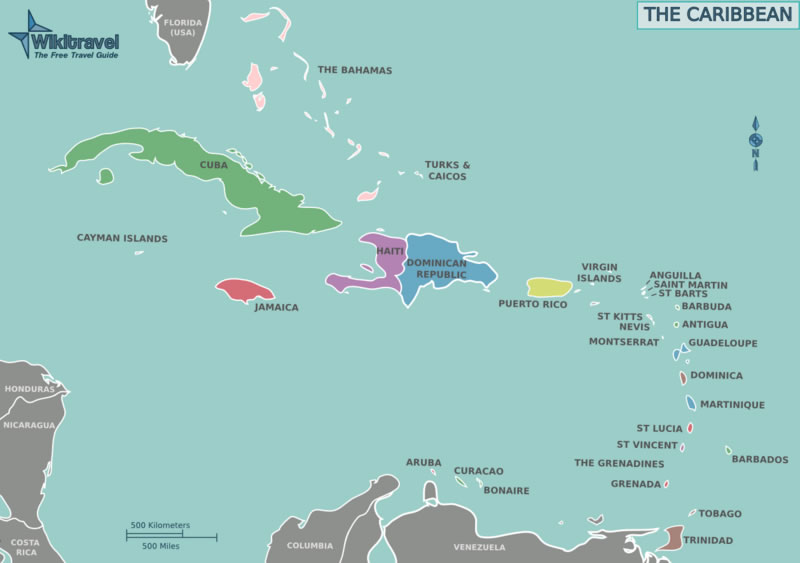 Download this The Following Caribbean Map Closer Look Region picture